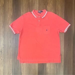 Mesh Polo shirt by Polo Ralph lauren (salmon color)